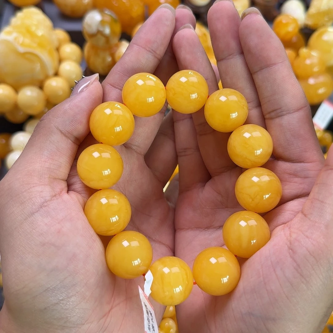 未镶嵌蜜蜡珠宝奇石同料20mm