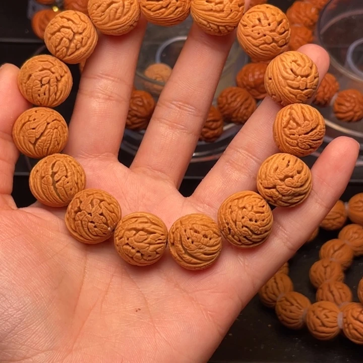 桃核吊坠龙纹桃核16