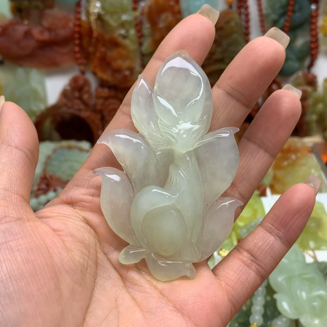 蛇纹石玉颈饰未镶嵌苑*严