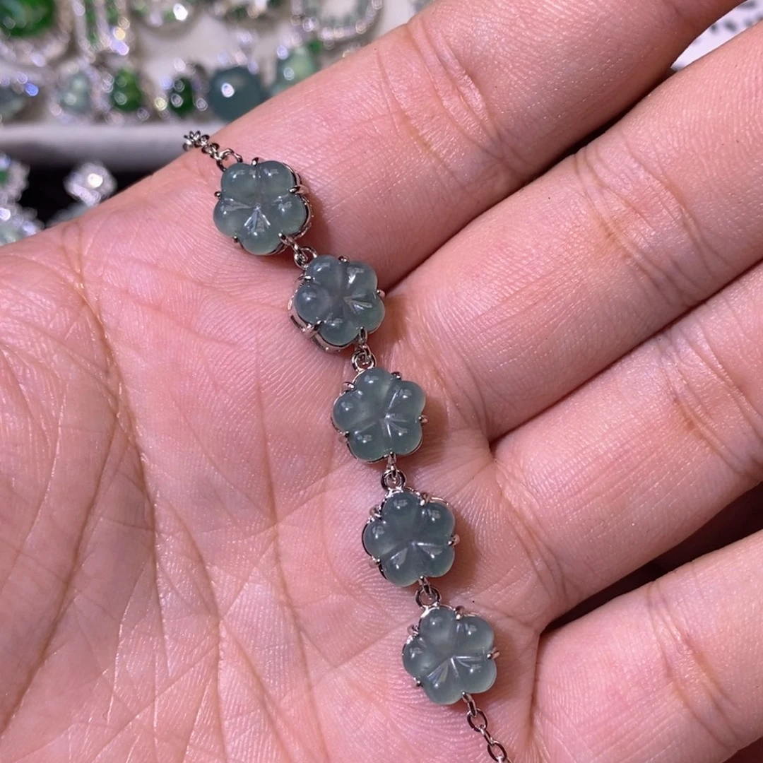 翡翠未镶嵌颈饰天然