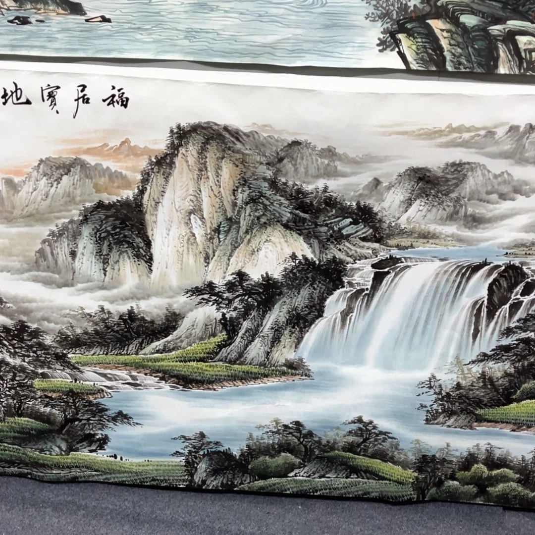 金***开国画国画作品老师手绘
