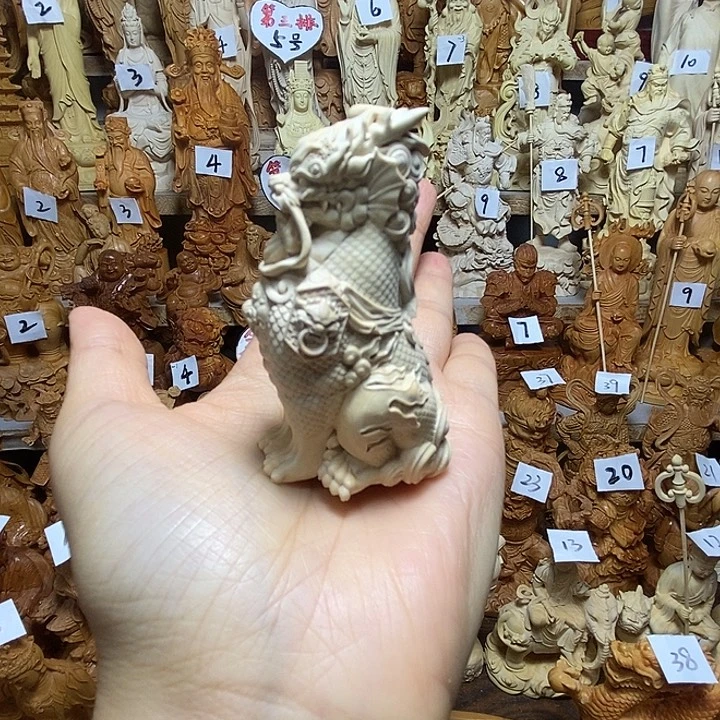 柏木（崖柏）麒麟手把