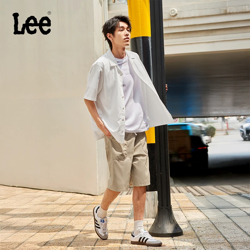 【松紧腰凉凉短裤】Lee凉凉裤25夏季潮流男轻薄休闲潮时尚百搭