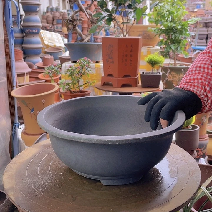 紫砂宜兴紫砂紫泥碗33