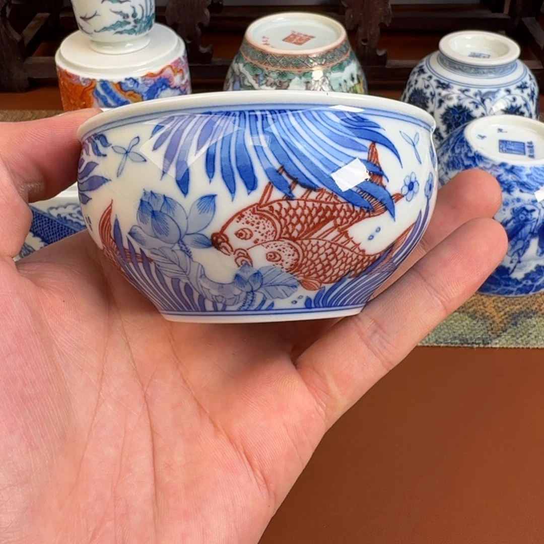 瓷片景德镇瓷器手工手绘