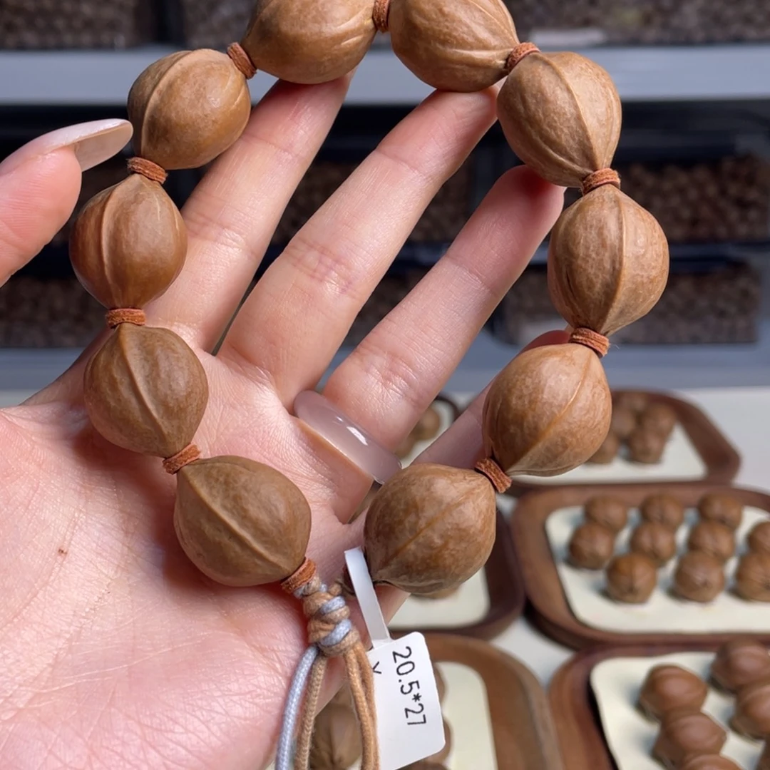 心***失橄榄核手串/手链20.5 27梅林铁核