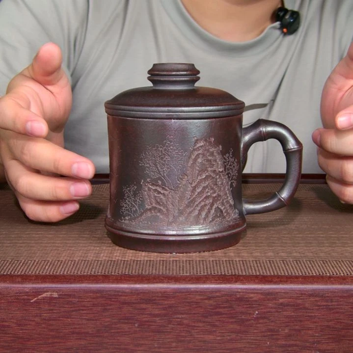 茶杯紫砂高货放漏