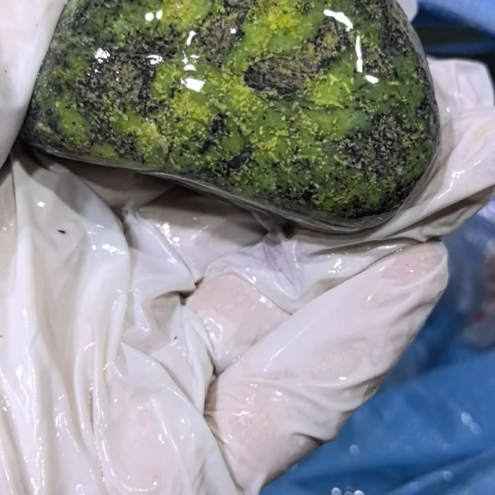 西***阳有机玻璃藏玉药王石原石
