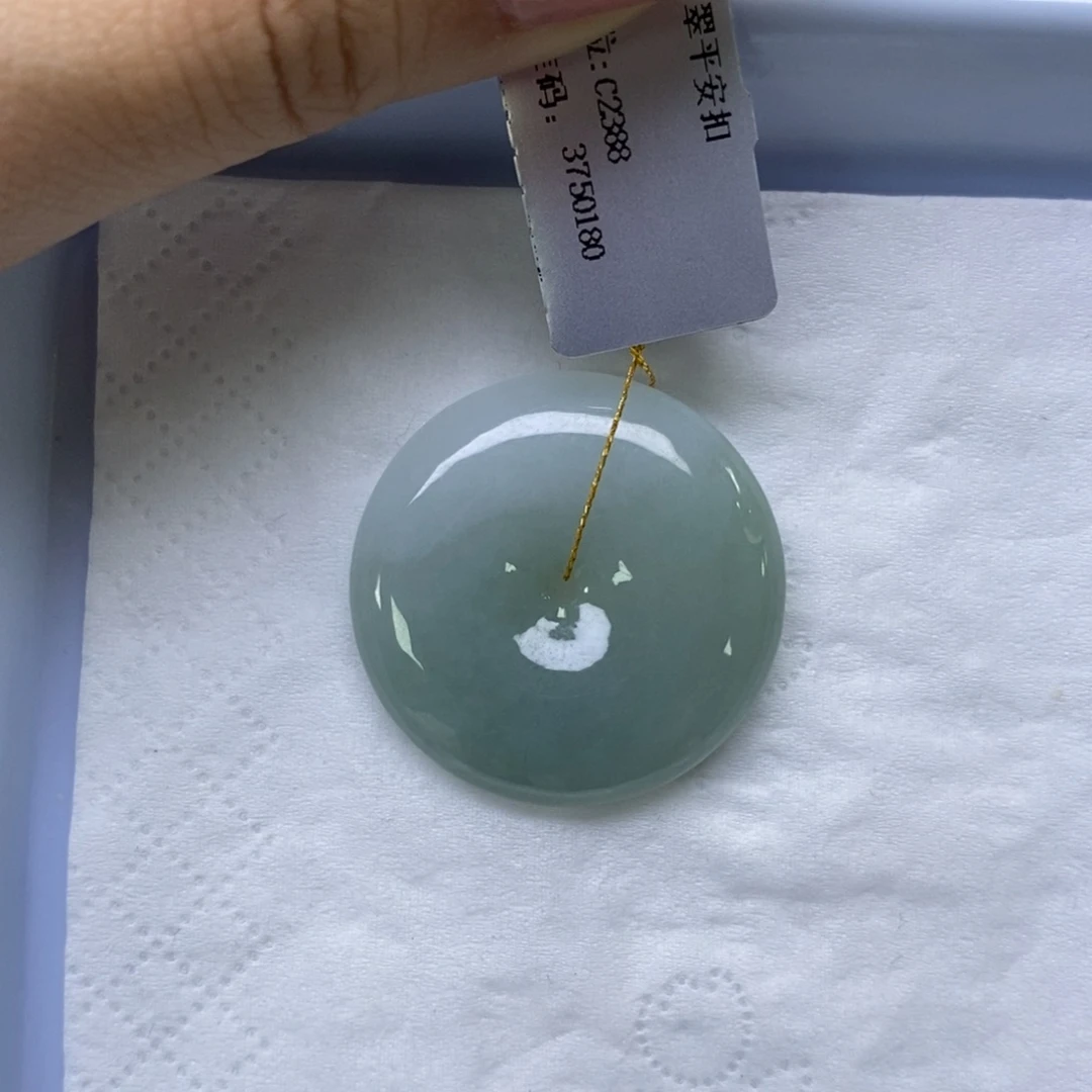 颈饰未镶嵌翡翠平安扣30-6