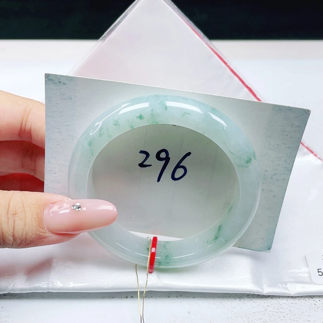 翡翠未镶嵌手镯 正圈53+