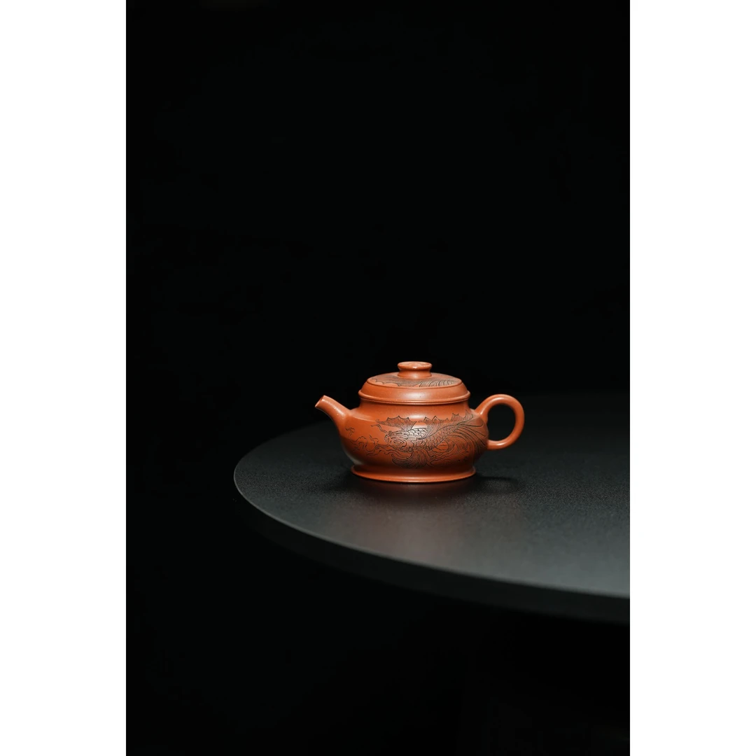 26.HZY红降坡[颂金]宜兴原矿手工紫砂壶