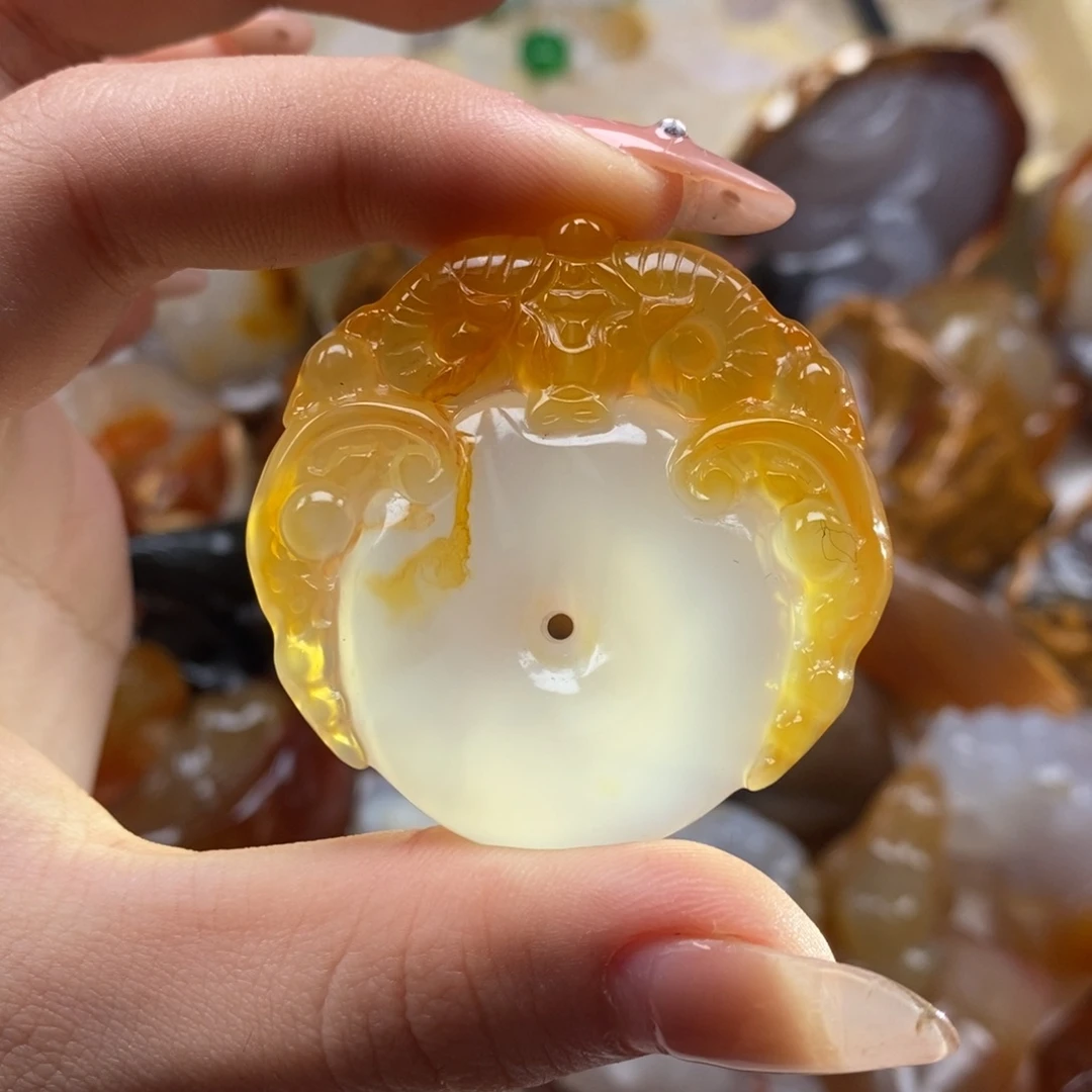 玛瑙/玉髓未镶嵌颈饰