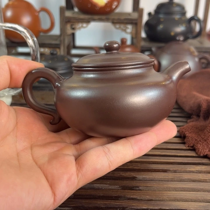 茶壶紫砂原矿紫砂手工制作