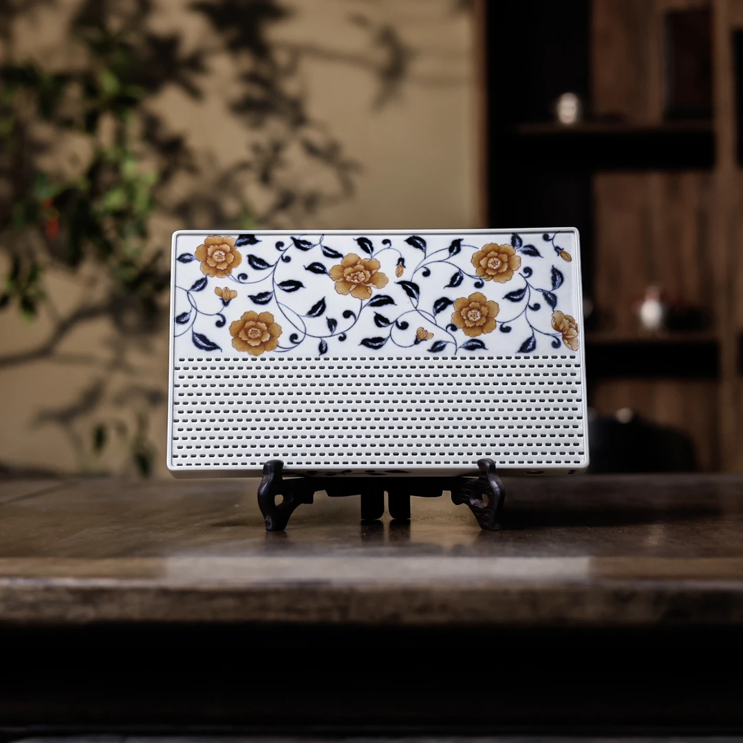 【红红专属】缠枝月季茶盘（聖甫0118）