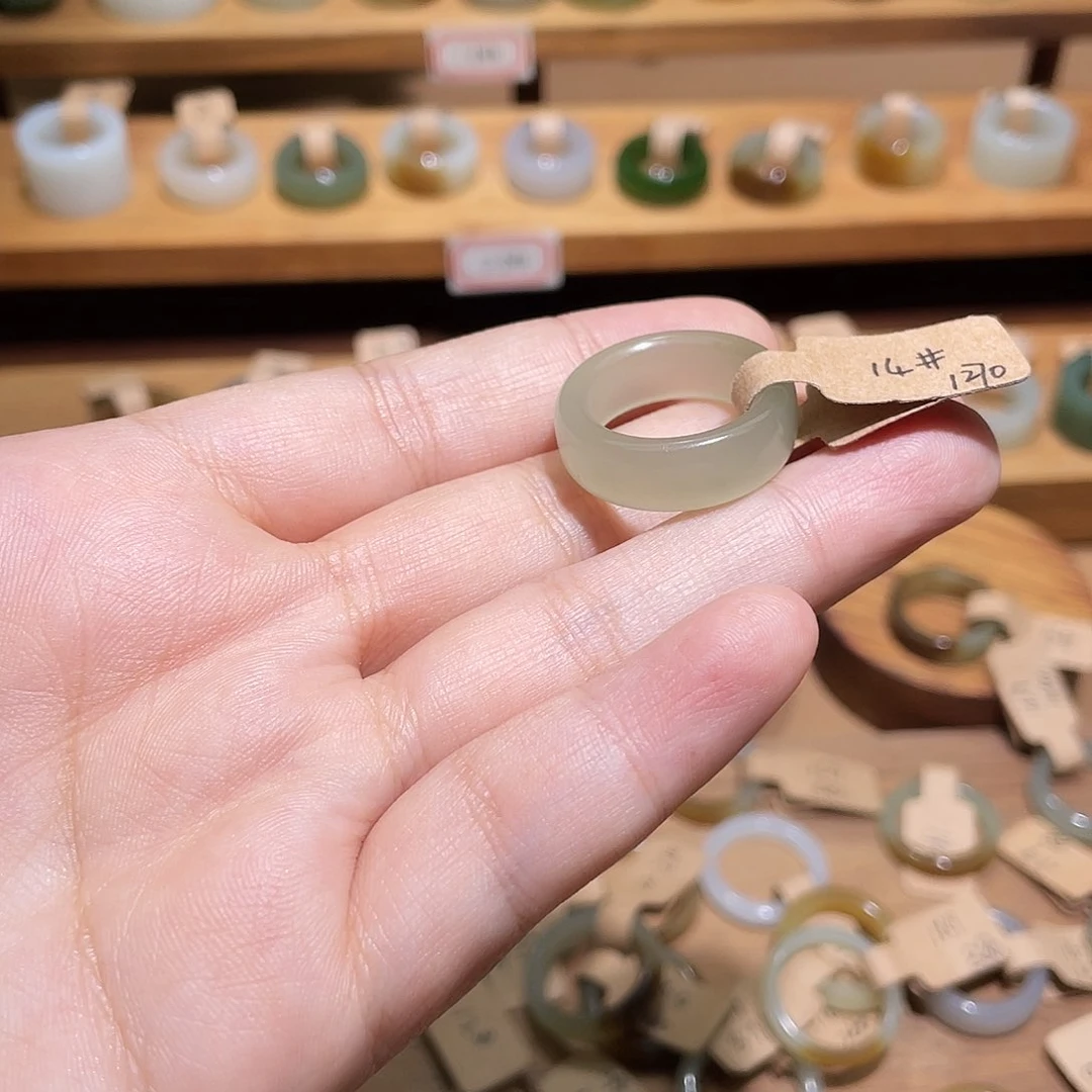 *****和田玉戒指未镶嵌16.9