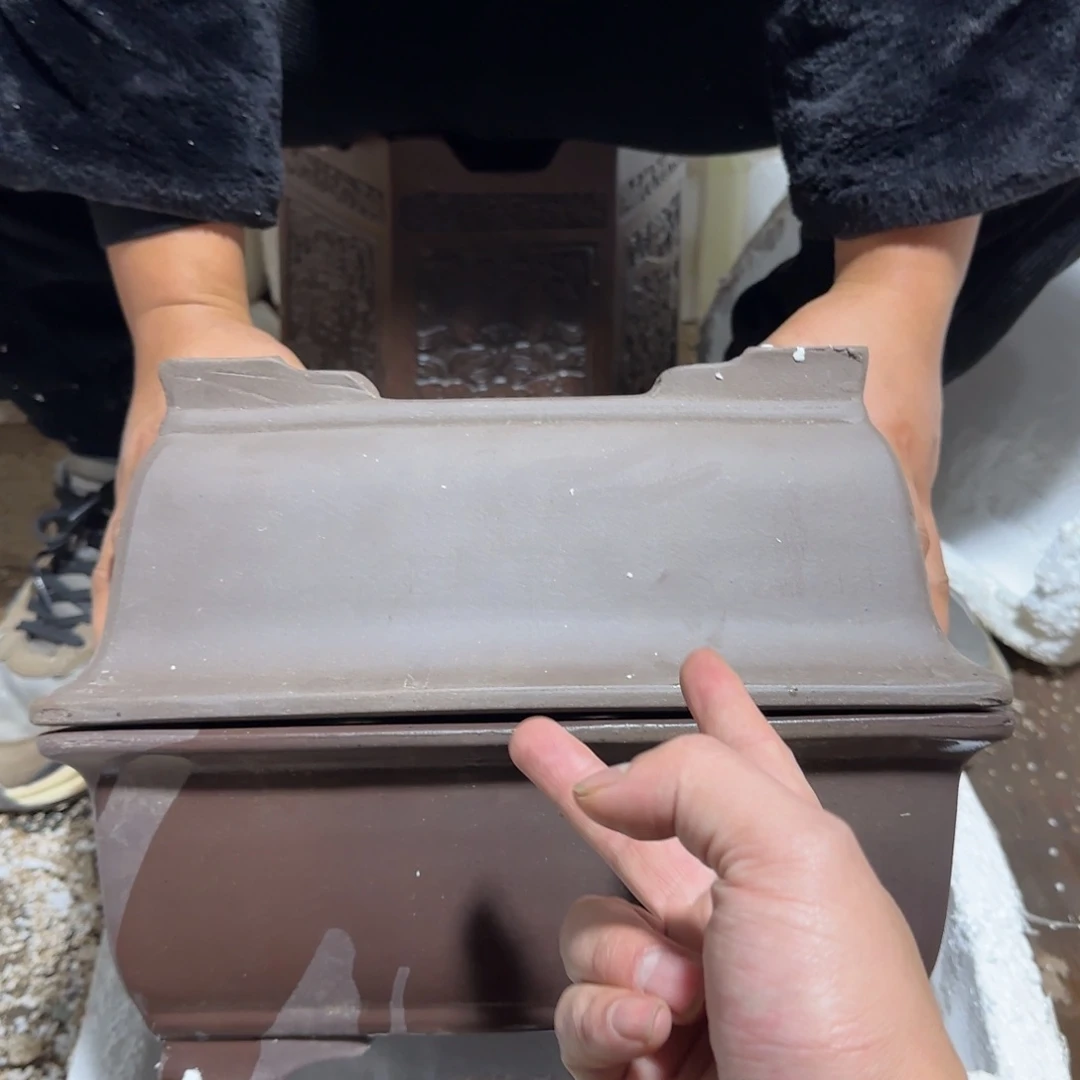紫砂花盆口径26 18高度10