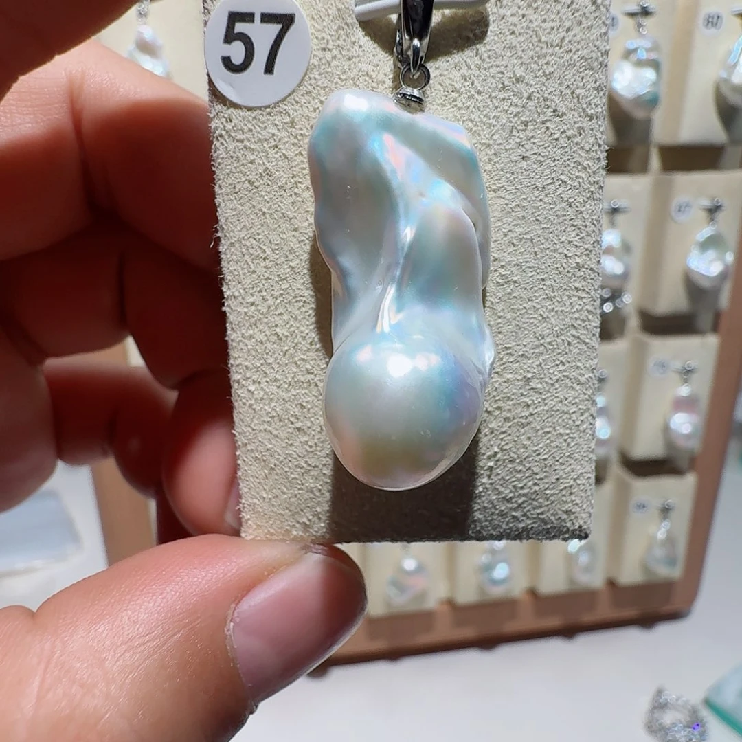 颈饰合金淡水珍珠