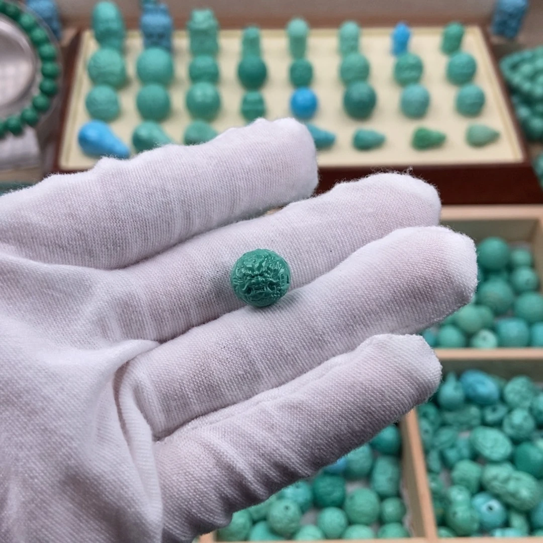 好***血湖北精品雕刻龙珠11mm