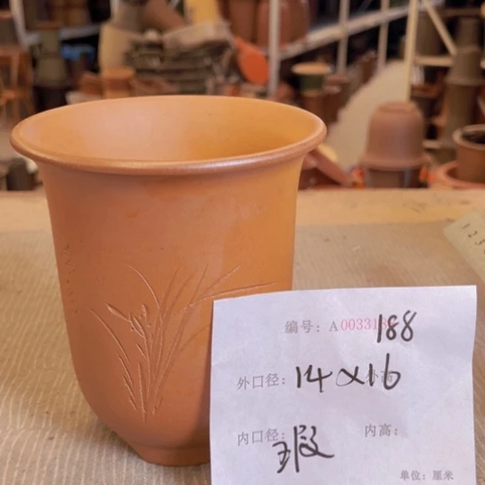 紫砂花盆紫紫砂盆