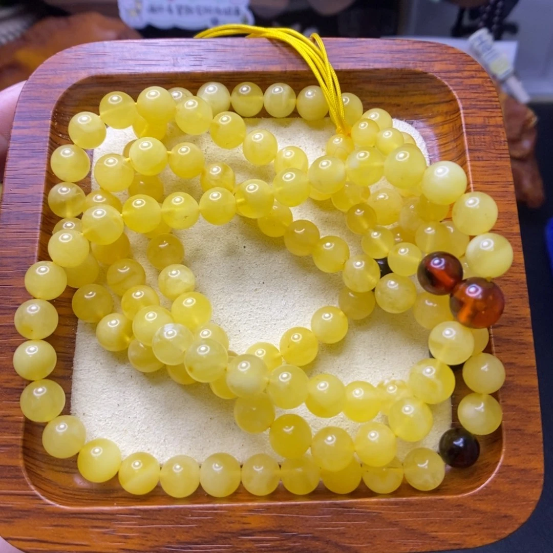 琥珀颈饰未镶嵌手****0敏