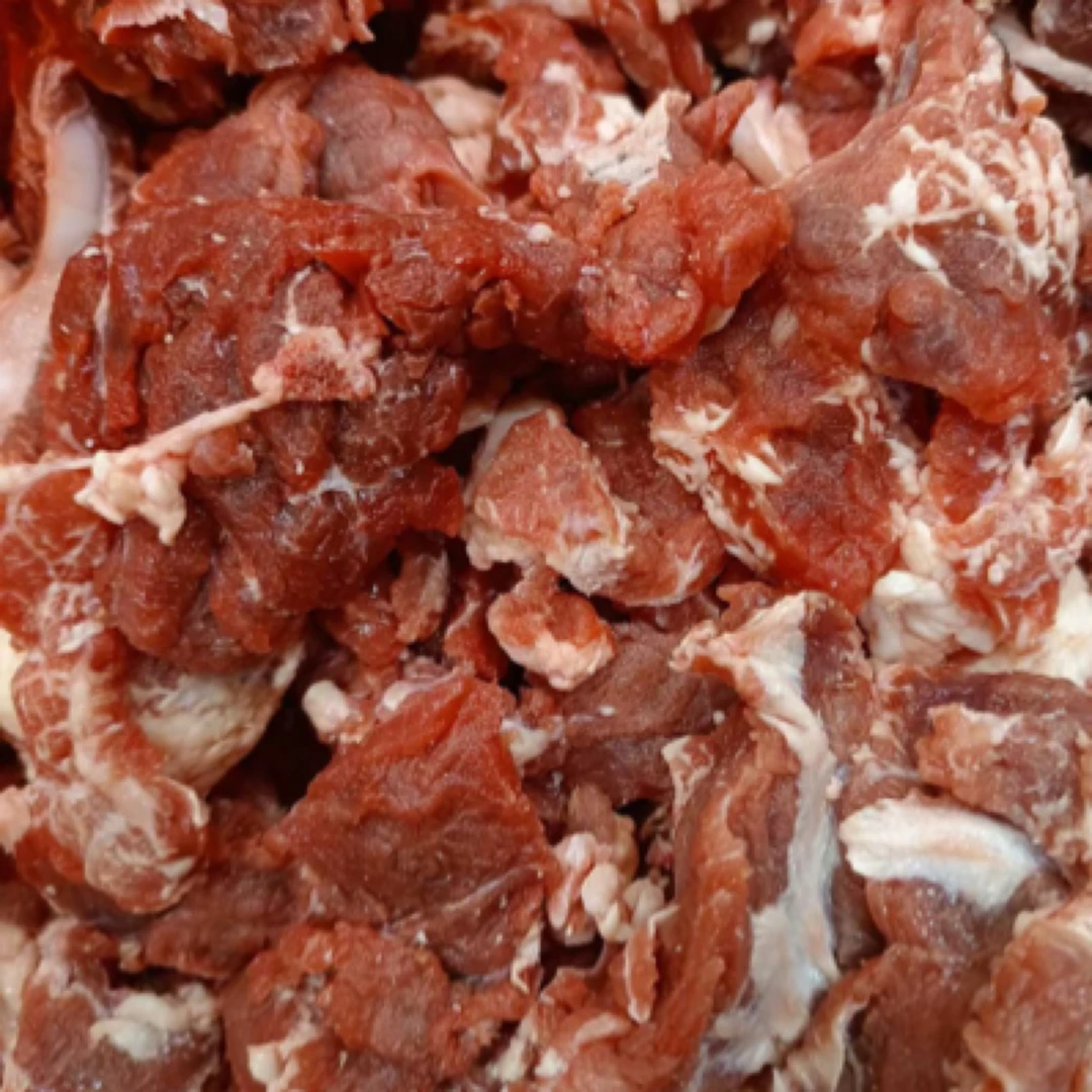 清真牛碎肉(牛剔骨肉)贴骨小肉块型碎味道香适合家庭烤肉