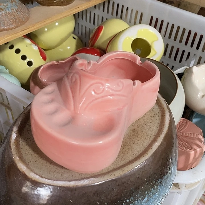 摆件水培陶盆无孔 微瑕介意勿拍