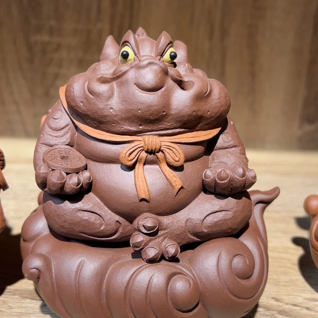 紫砂茶宠紫砂金蟾