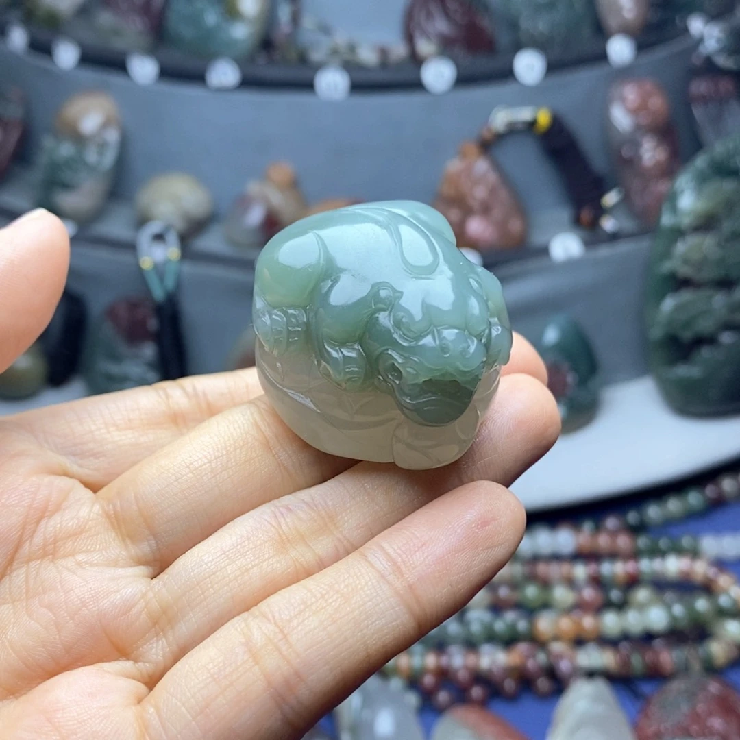 玛瑙/玉髓吊坠(不含链)未镶嵌山*