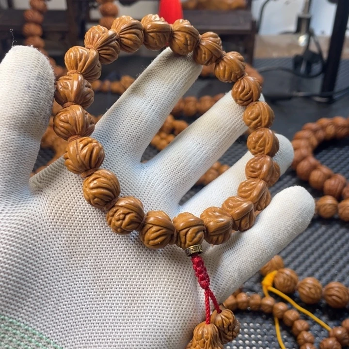 桃木秦岭野生龙纹桃核