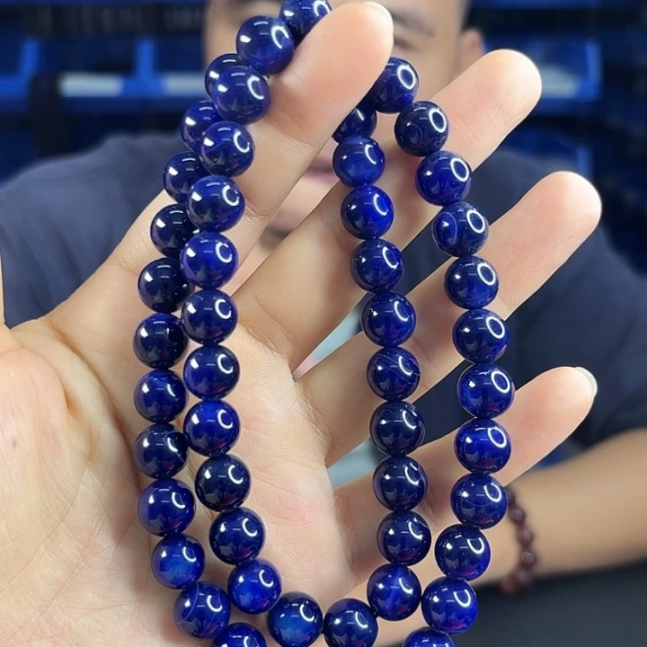 玛瑙未镶嵌颈饰T29紫龙丹蓝肽项链卡10左右