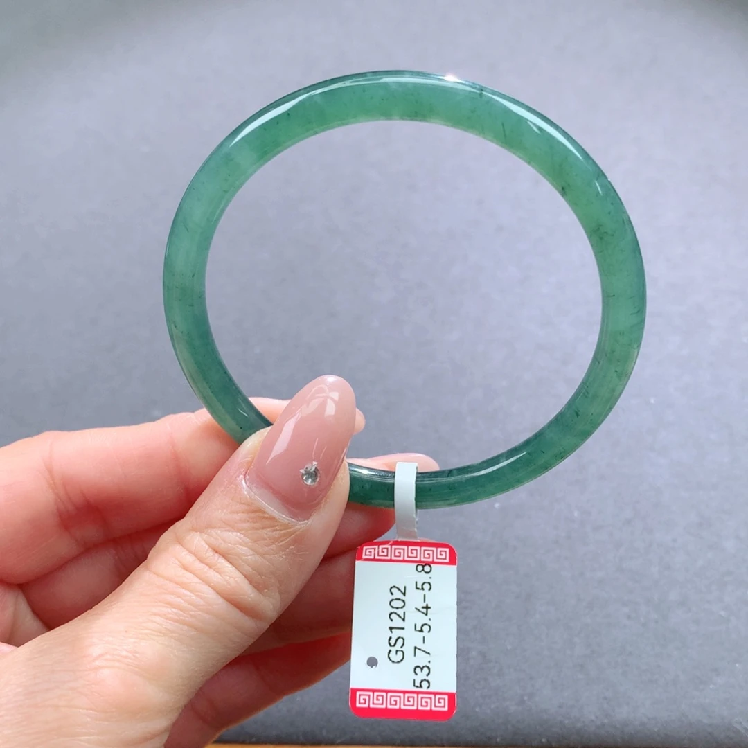 翡翠手镯未镶嵌天然翡翠手镯叮当镯