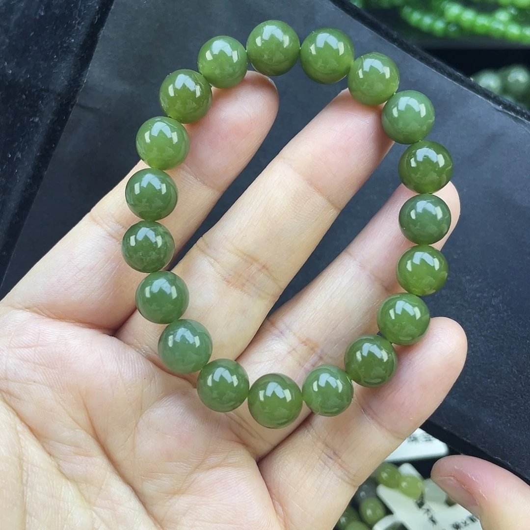 和田玉未镶嵌手链2