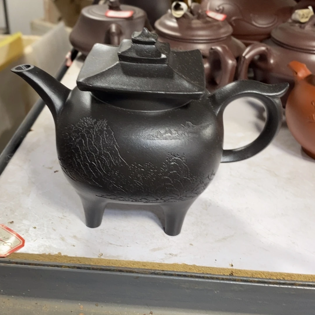 紫砂茶壶原矿手工86
