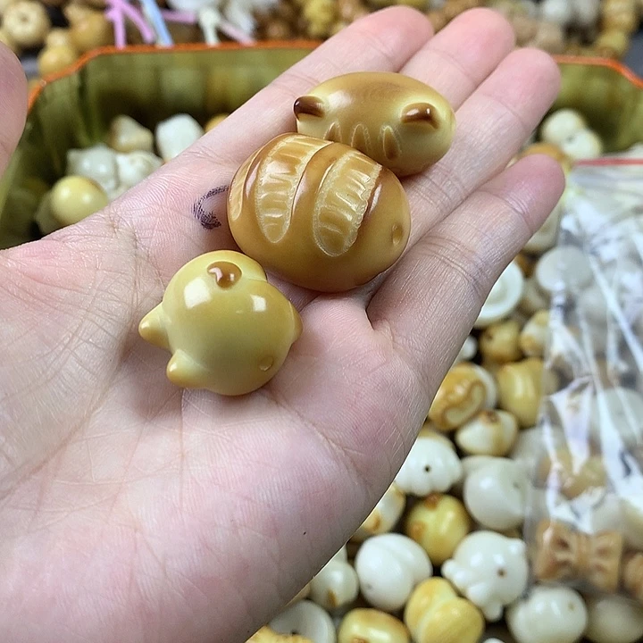 用***4吊坠菩提根/象牙果象牙果混搭瑕疵 不退不换