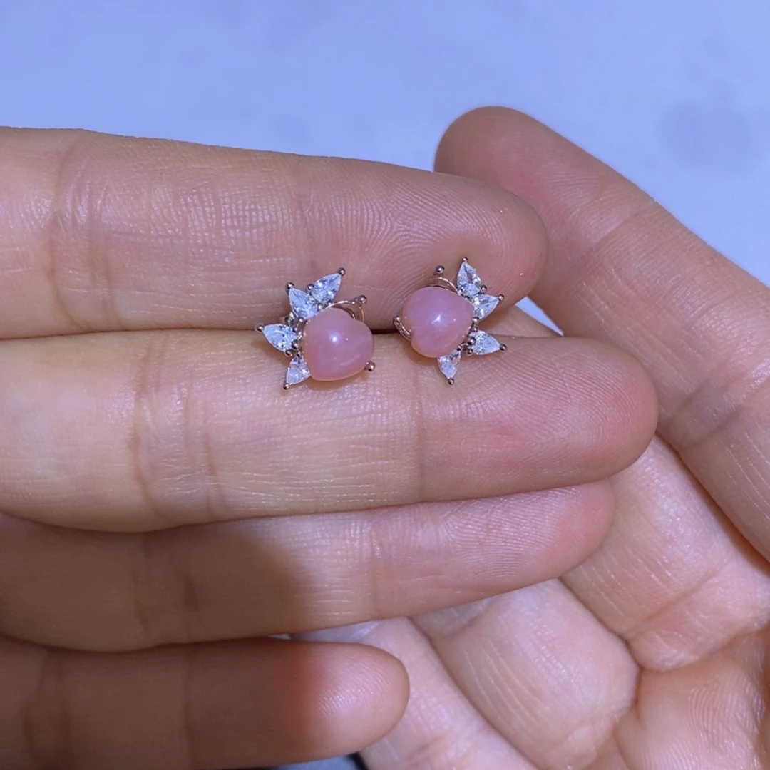 托帕石戒指银S925镶嵌爱****猫粉欧