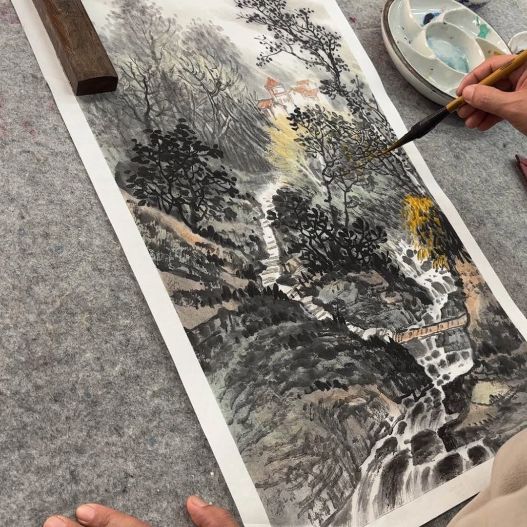国画亲笔手绘原创