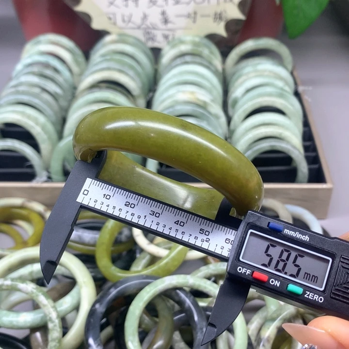 蛇纹石玉合金手镯116