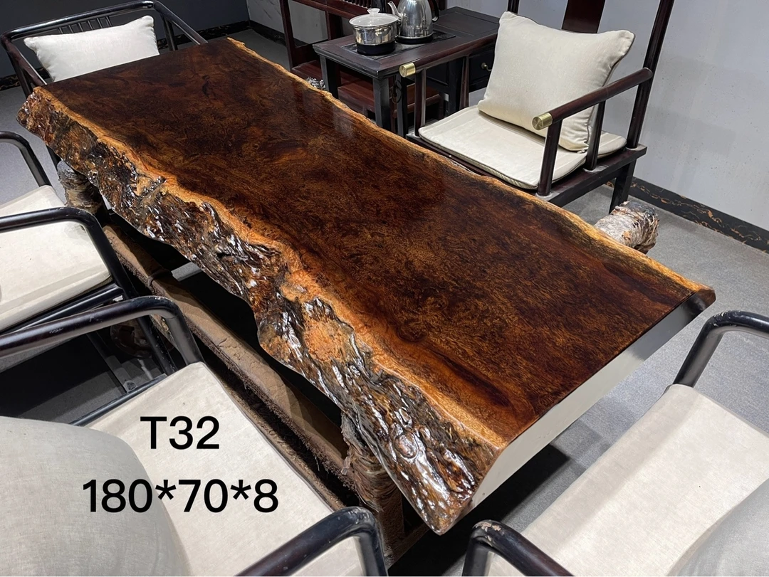 黑金檀大板倒盖规格180*70*8可作茶桌办公学习电脑桌不包邮无税票