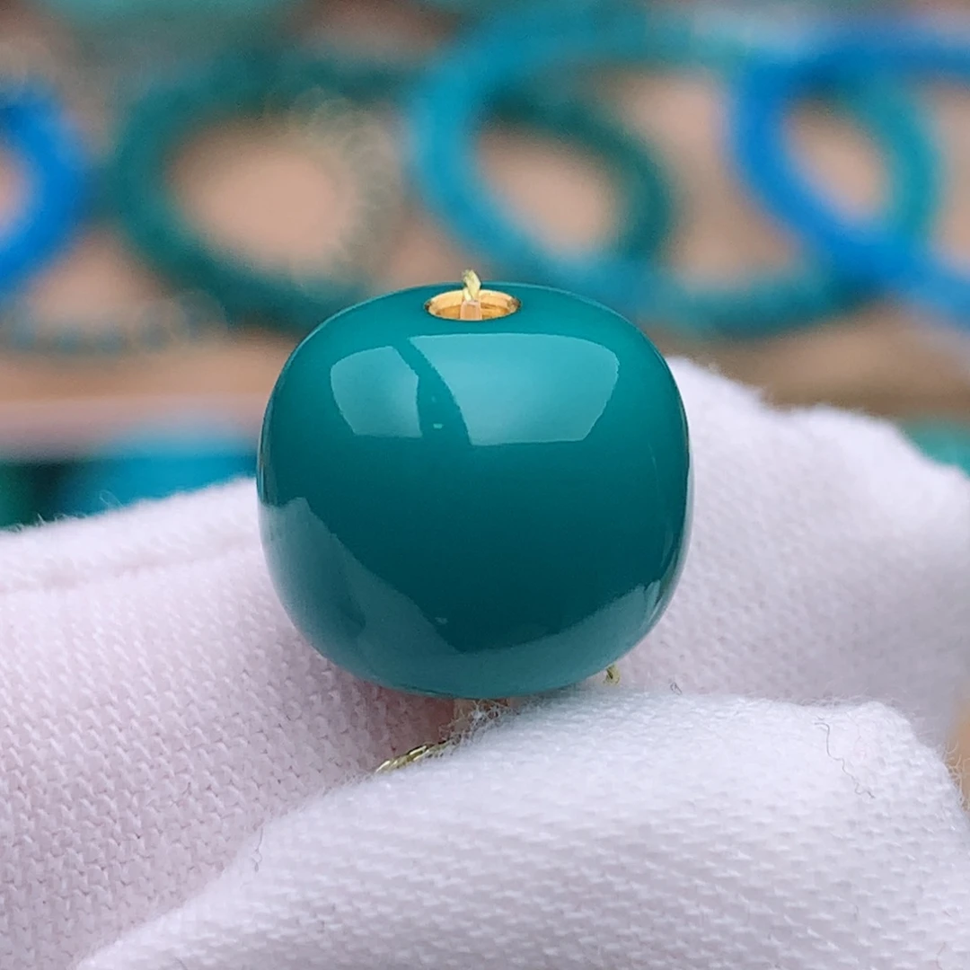 未镶嵌绿松石珠宝奇石12mm