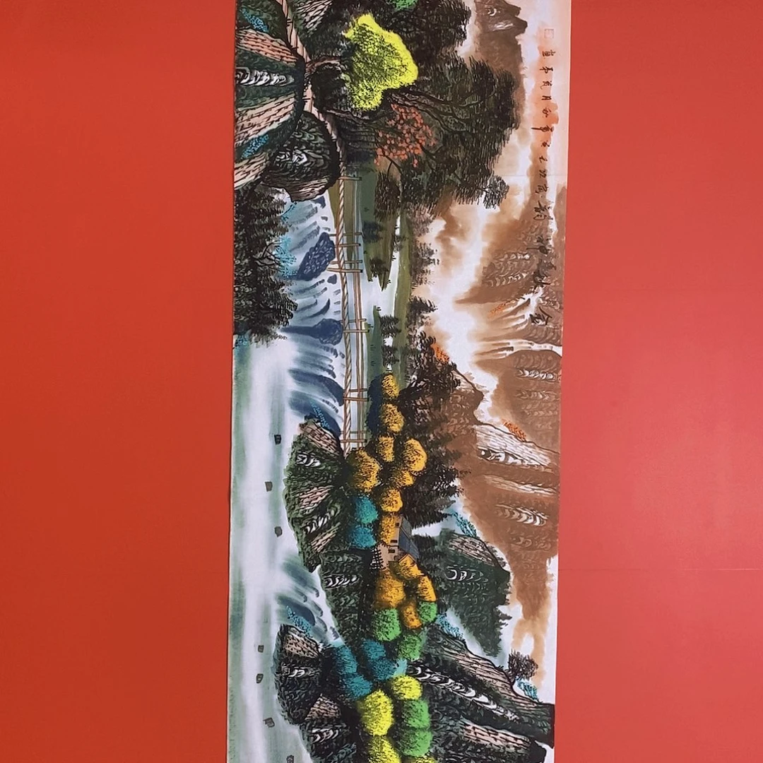 国画山水花鸟国画作品