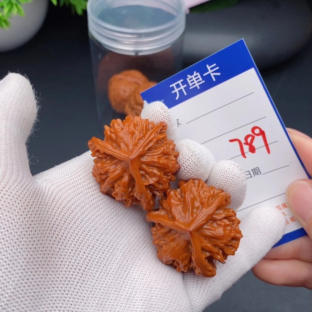 文玩核桃把件38三棱789