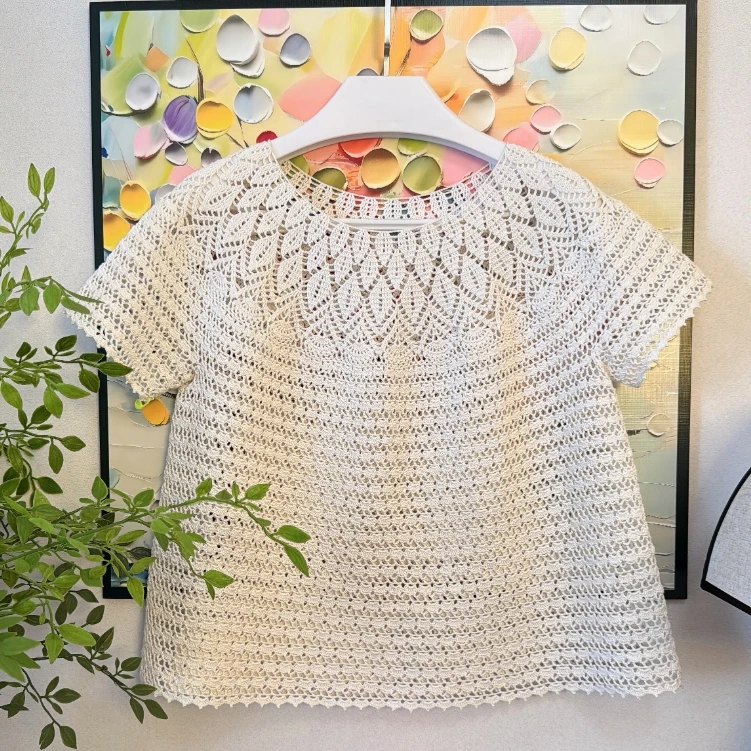 【石榴宝家】钩针编织款上衣《简爱》