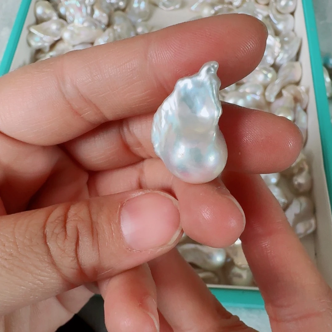 淡水珍珠银S925镶嵌颈饰杨*?