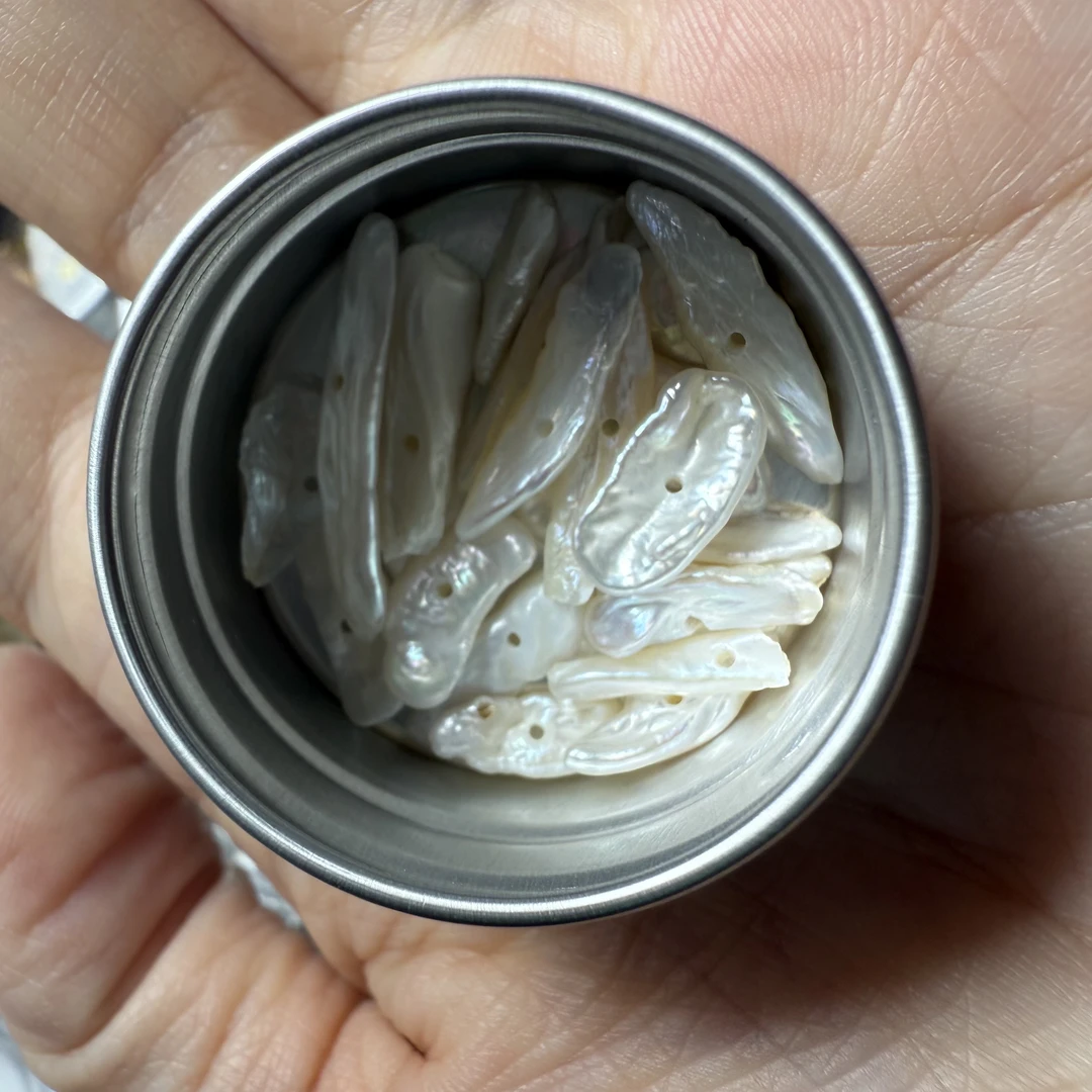 店铺满50包邮 新品 一罐20颗 高品质 长条不规则巴洛克美甲饰品