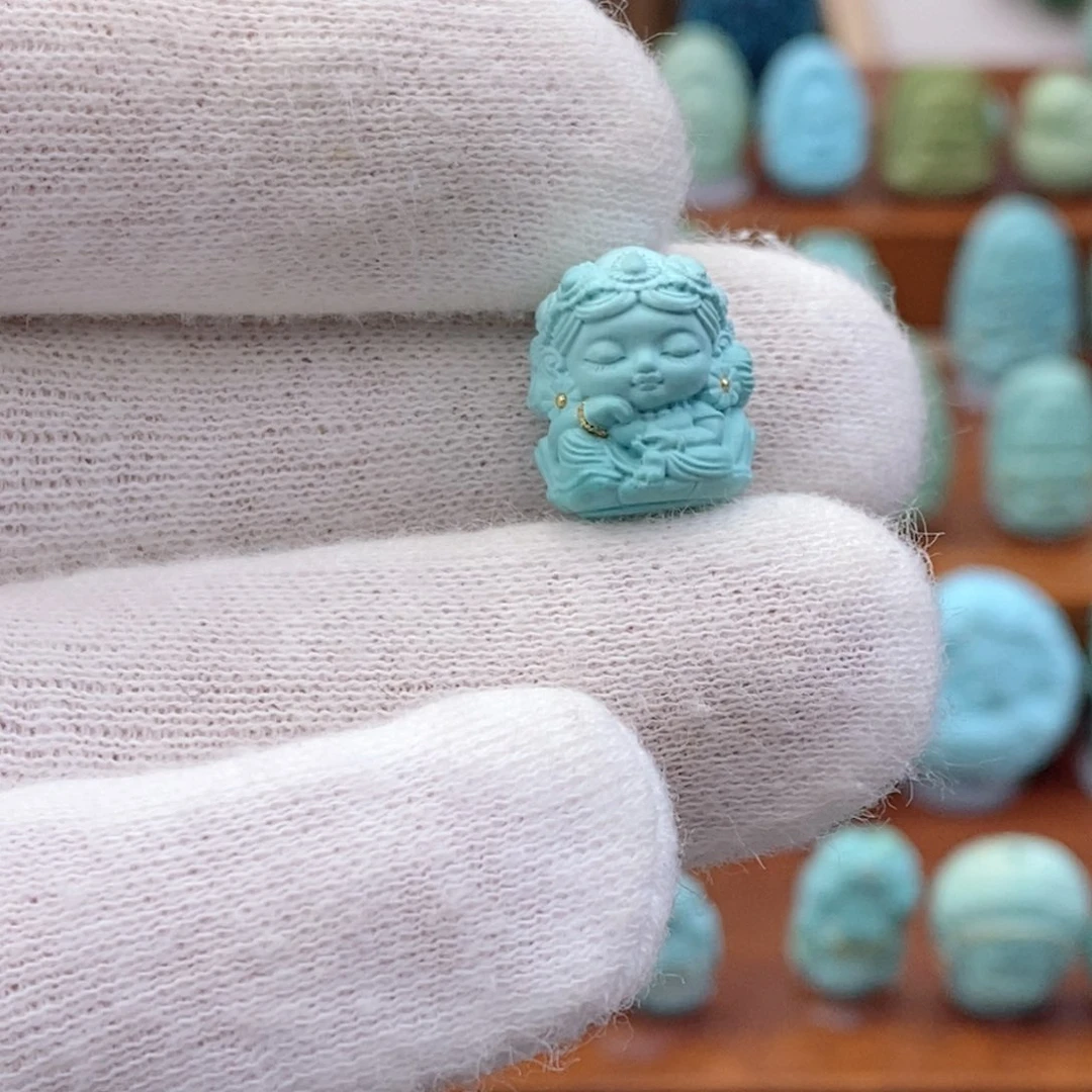 未镶嵌绿松石珠宝奇石