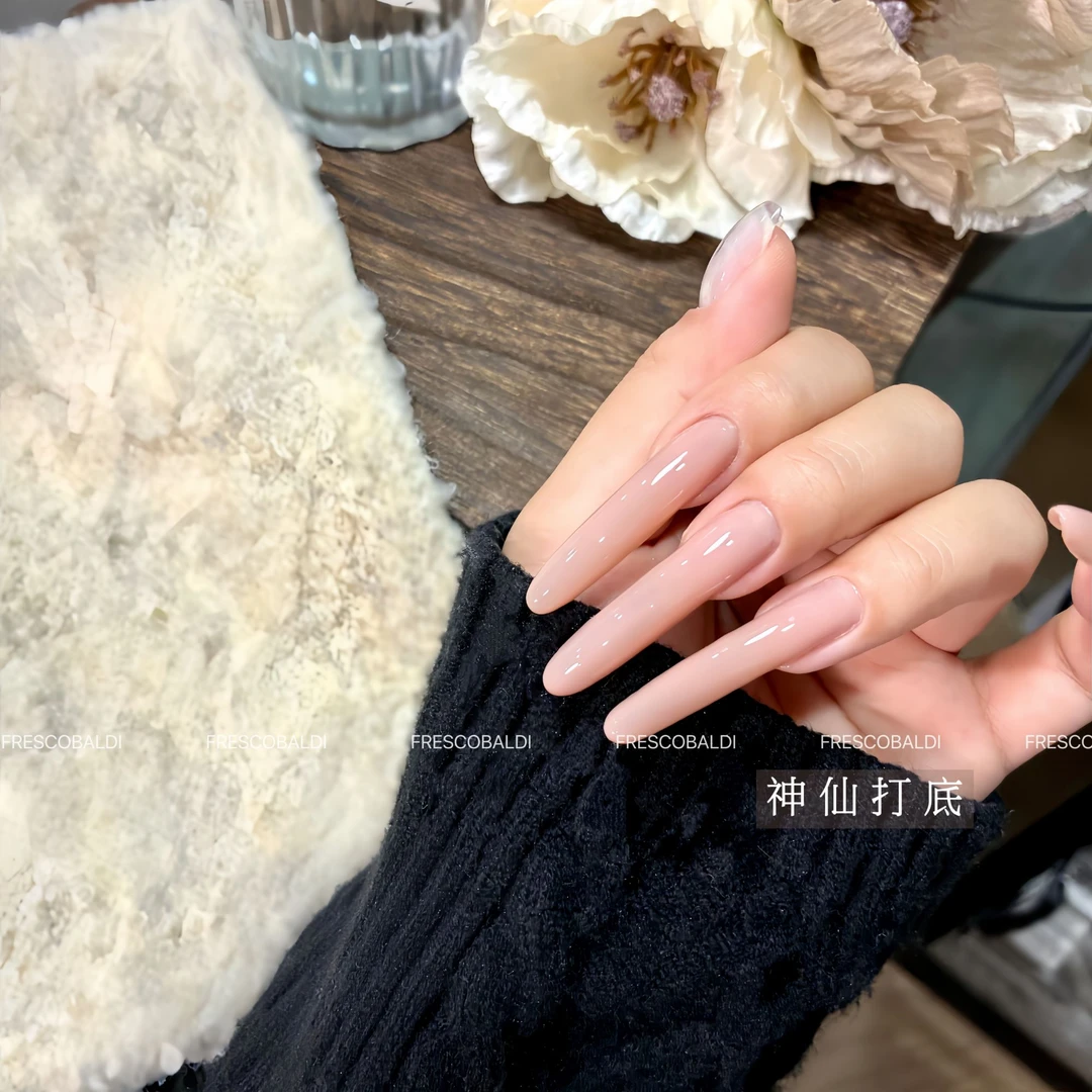 神仙打底色 花思蝶大白罐25g（单色）裸色打底色甲油胶