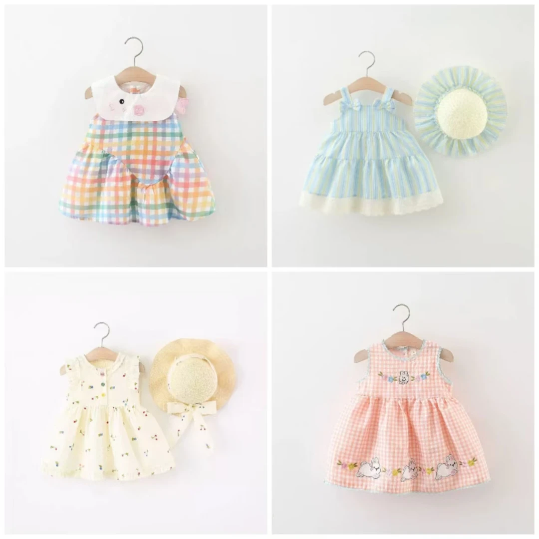 【A301-A400】【小幸运夏上新】2025夏装女童短袖公主连衣裙