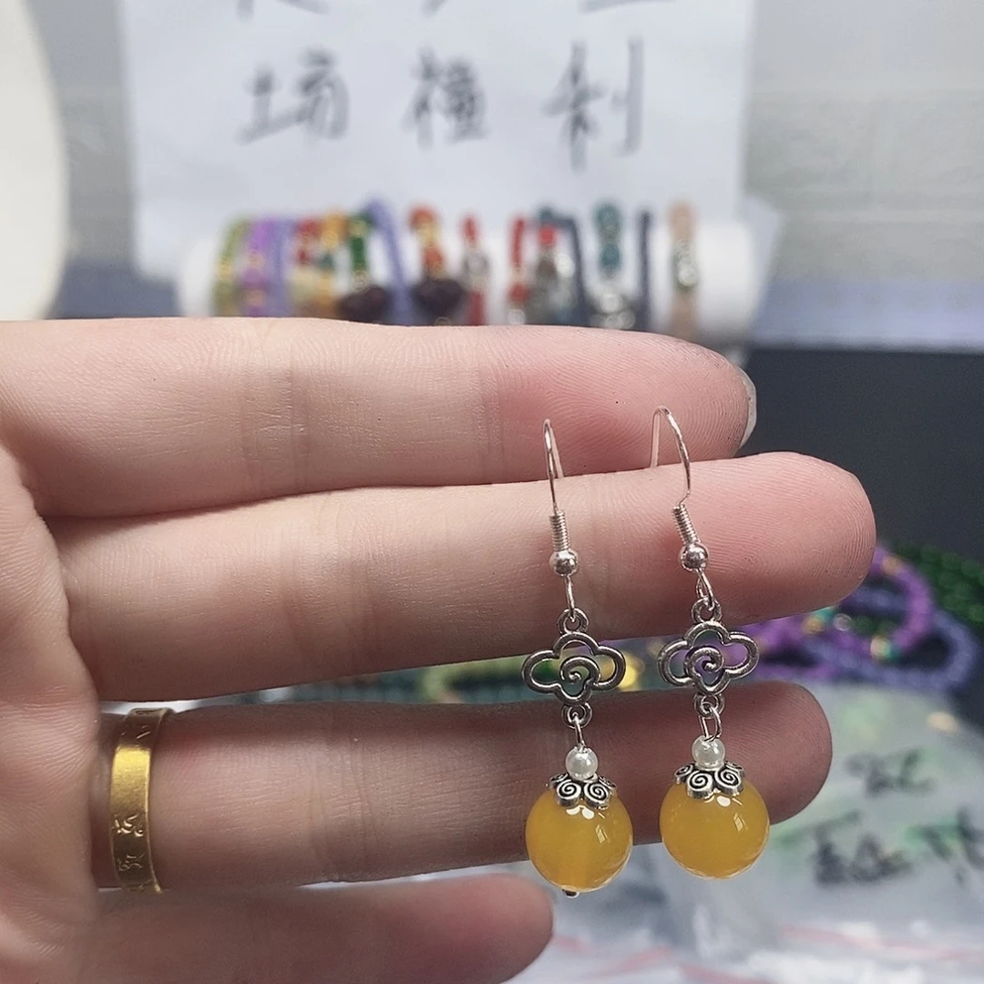 未镶嵌耳饰玛瑙/玉髓111