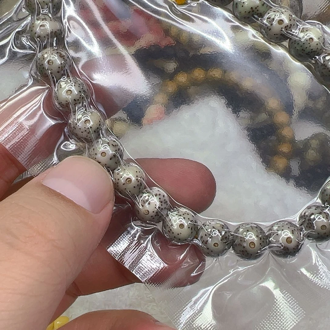 手串星月菩提55灭火月留白星月菩提0.9圆手持