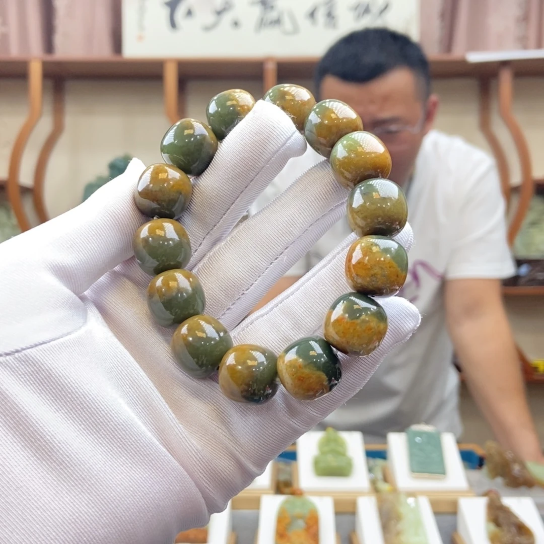 透闪石质玉未镶嵌手链